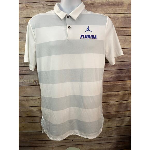 Florida Gators Air Jordan Polo Men's White/Blue Mens Small - Picture 3 of 10